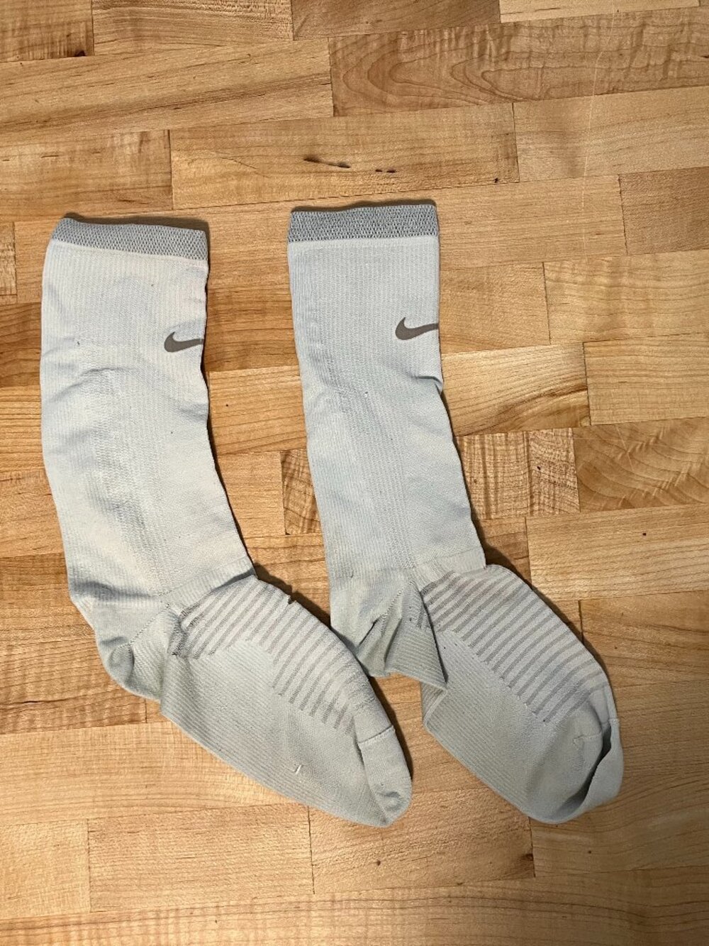 Men's Large 10-11.5 Nike Spark Dri Fit Crew Running Socks White